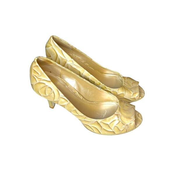 Alex Marie High Heel Shoes 7M Golden Ivory - Picture 2 of 6